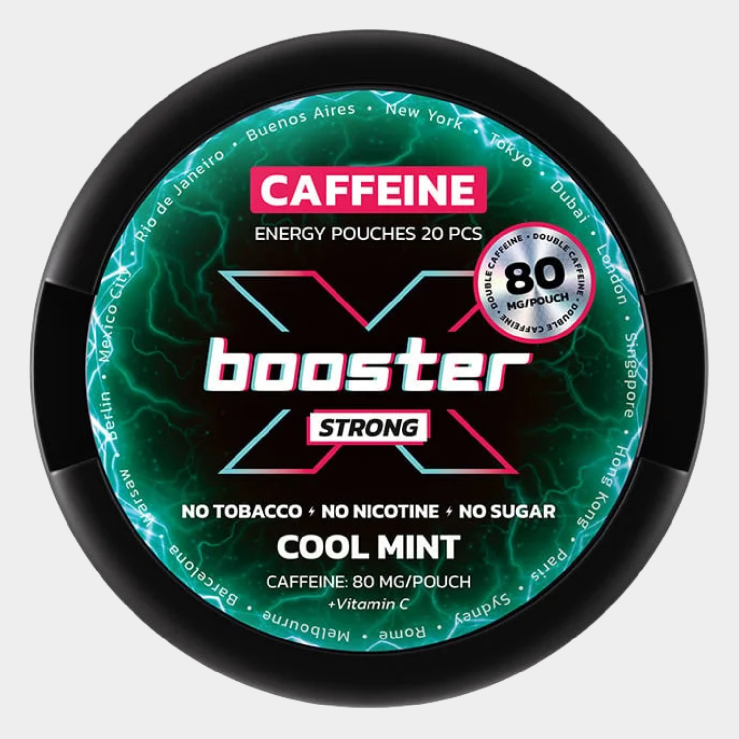 X-Booster Energy Pouches Cool Mint (80mg)