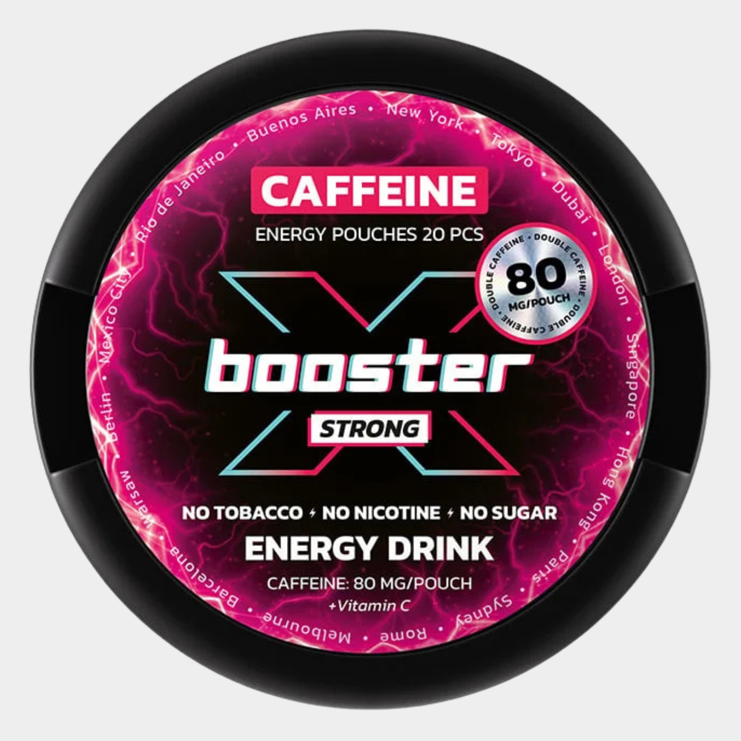 X-Booster Energy Pouches Energy Drink (80mg)